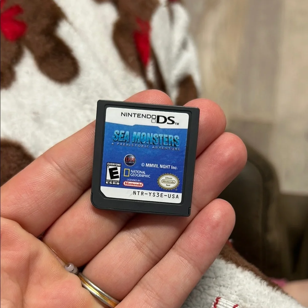 Nintendo DS Sea Monsters Game Cartridge - Blue and Black